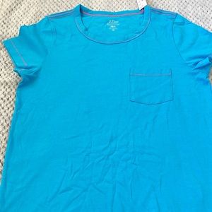 J. Crew Essential Tee Pocket T-Shirt in Blue